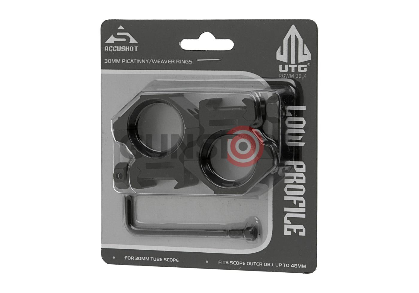 Fotografia: 30mm Mount Rings Low