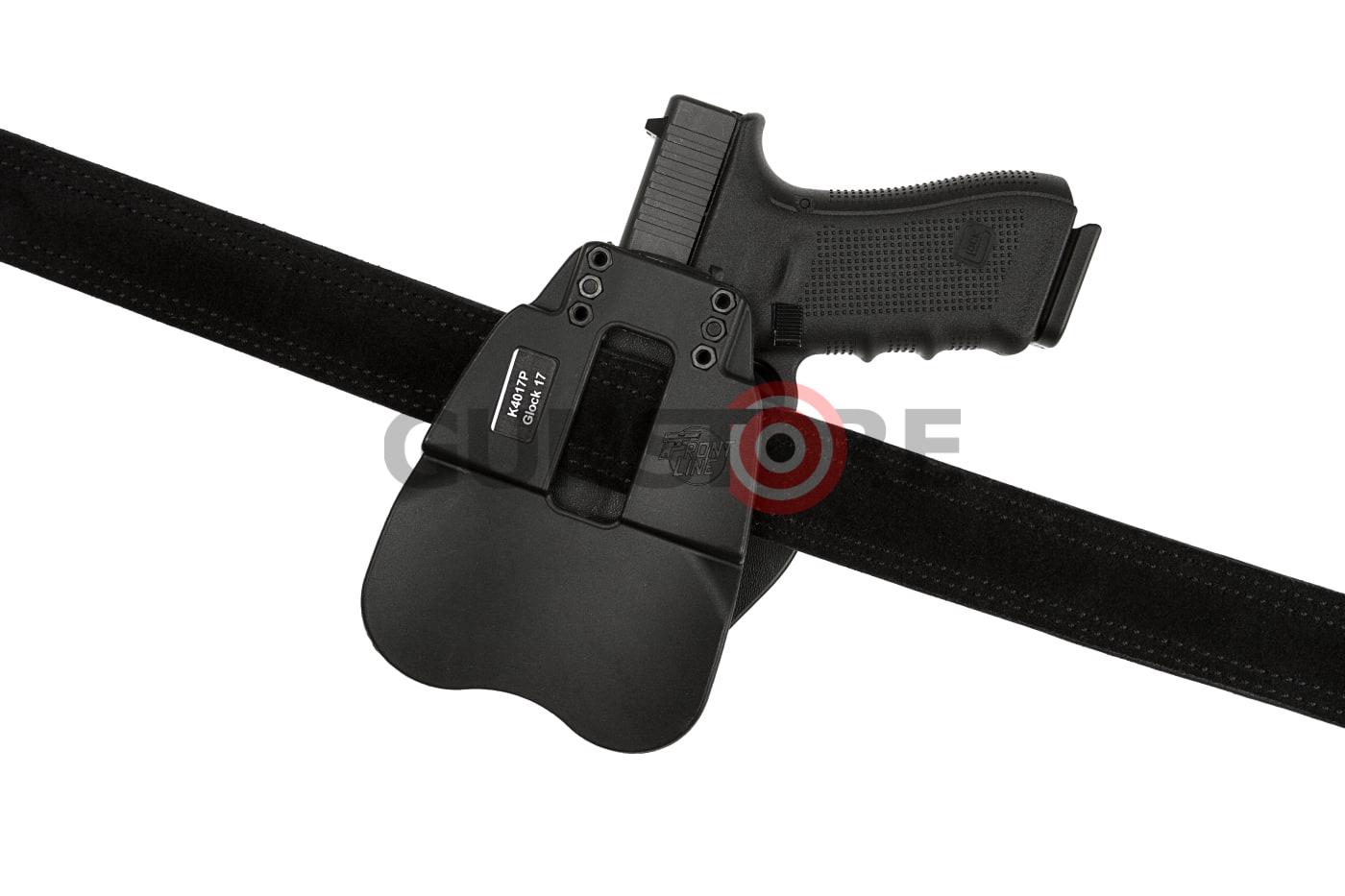 Fotografia: Open Top Kydex Holster für Glock 17 Paddle