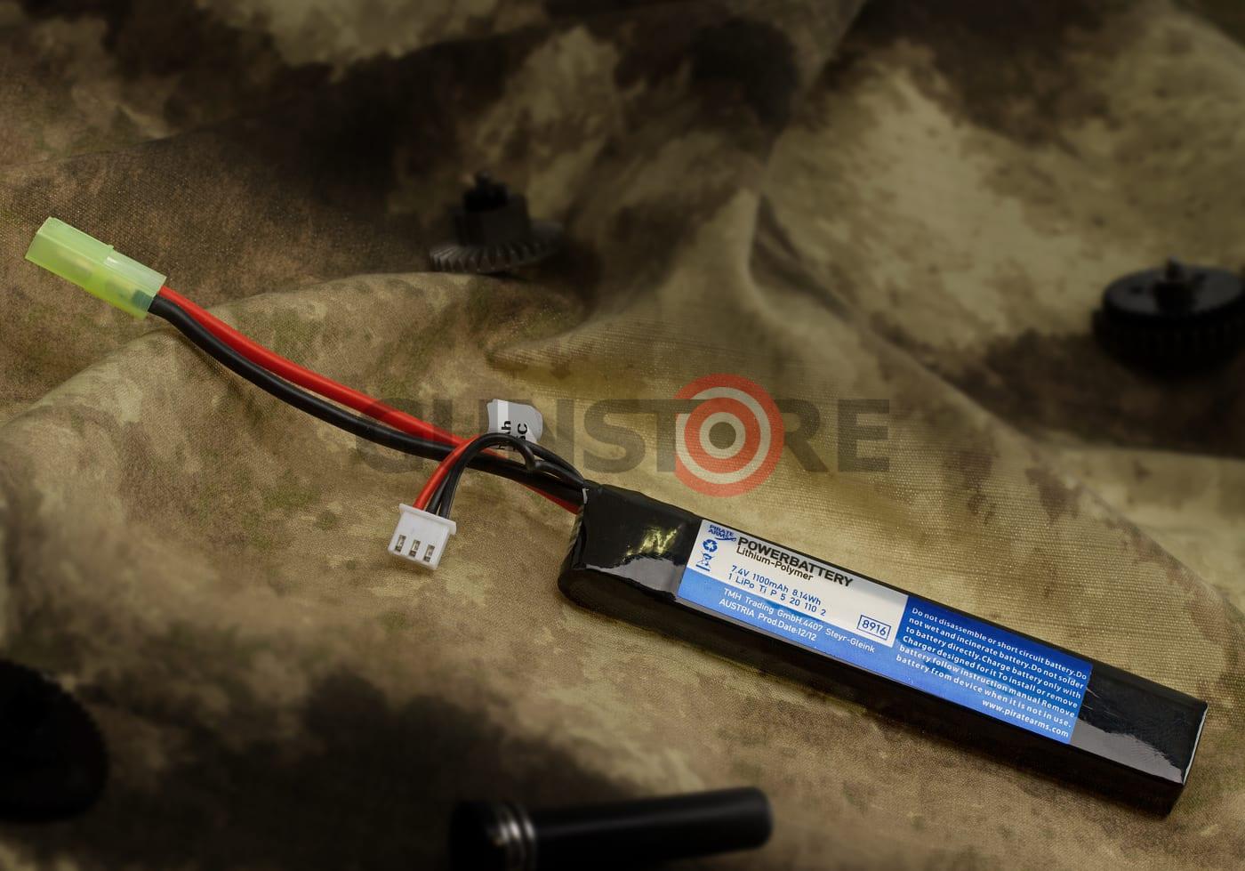 Fotografia: Lipo 7.4V 1100mAh 20C Stock Tube Type