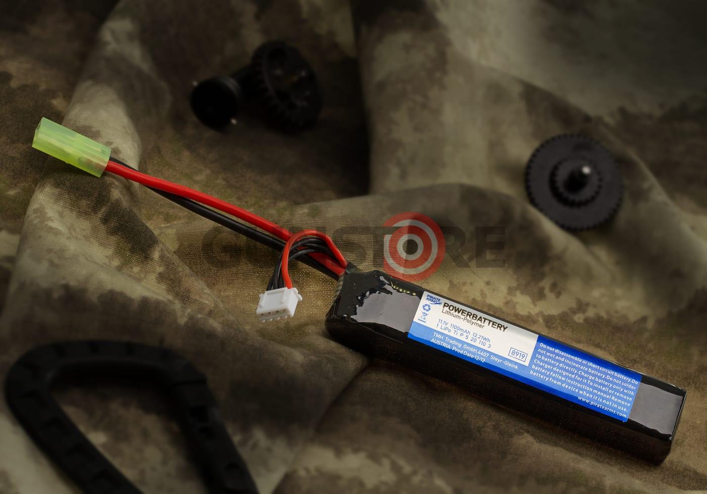 Fotografia: LiPo 11.1V 1100mAh 20C Stock Tube Type Mini Tamiya