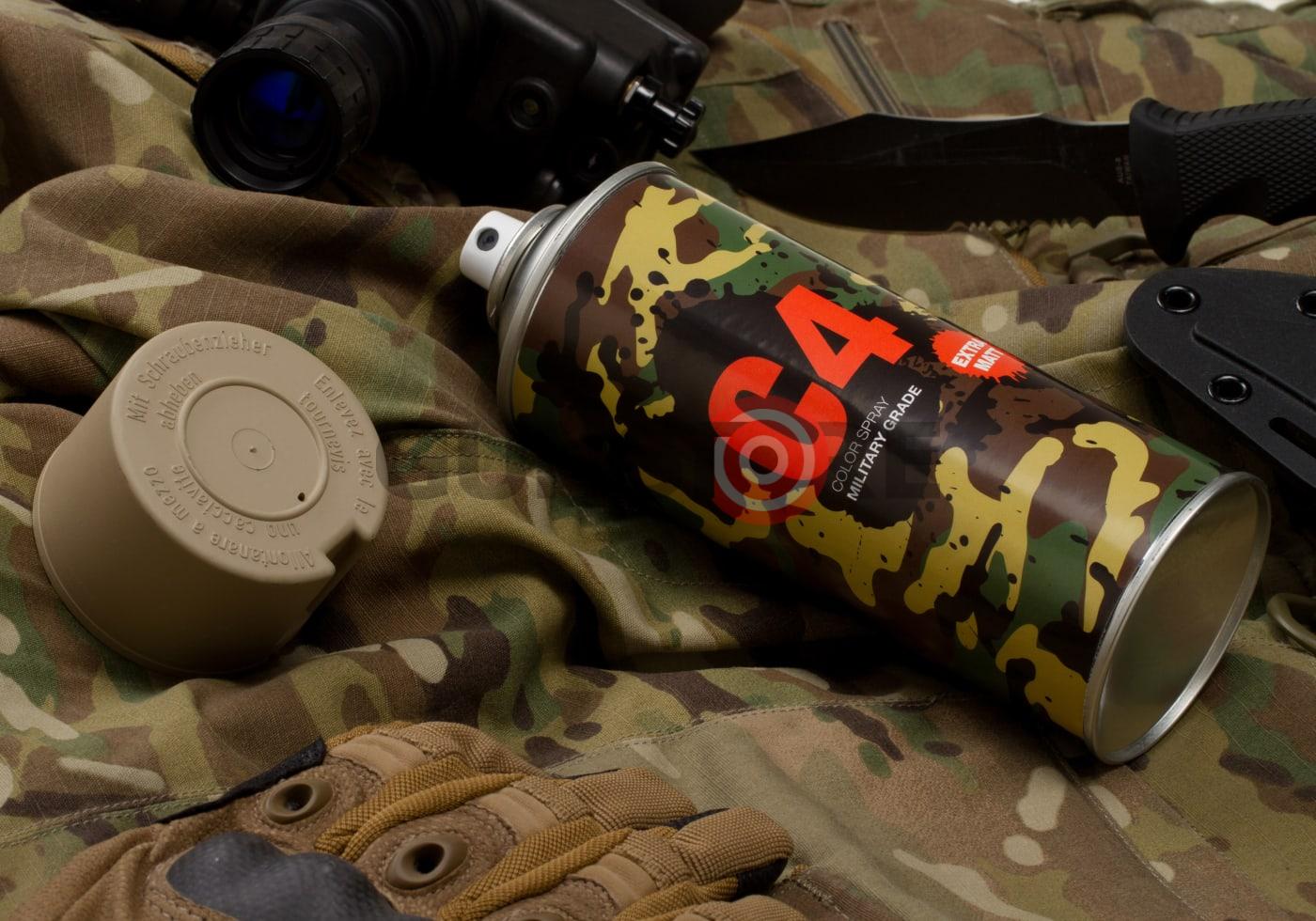 Fotografia: C4 Mil Grade Color Spray RAL 1019