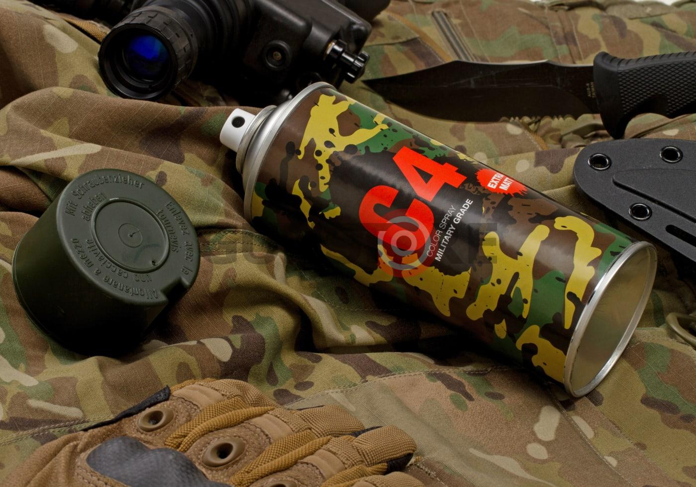 Fotografia: C4 Mil Grade Color Spray RAL 6007