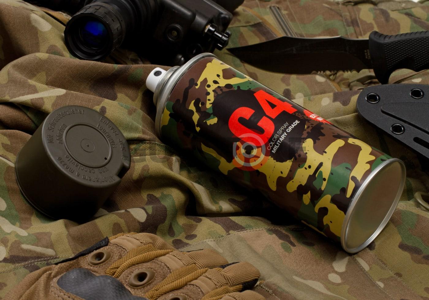 Fotografia: C4 Mil Grade Color Spray RAL 6014