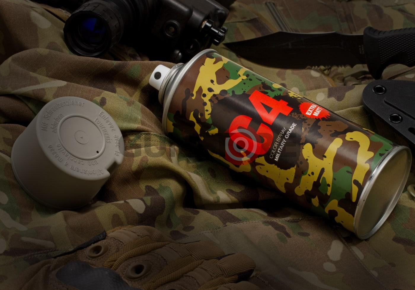 Fotografia: C4 Mil Grade Color Spray RAL 7030