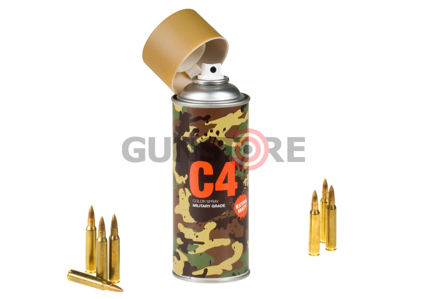 Fotografia: C4 Mil Grade Color Spray RAL8000