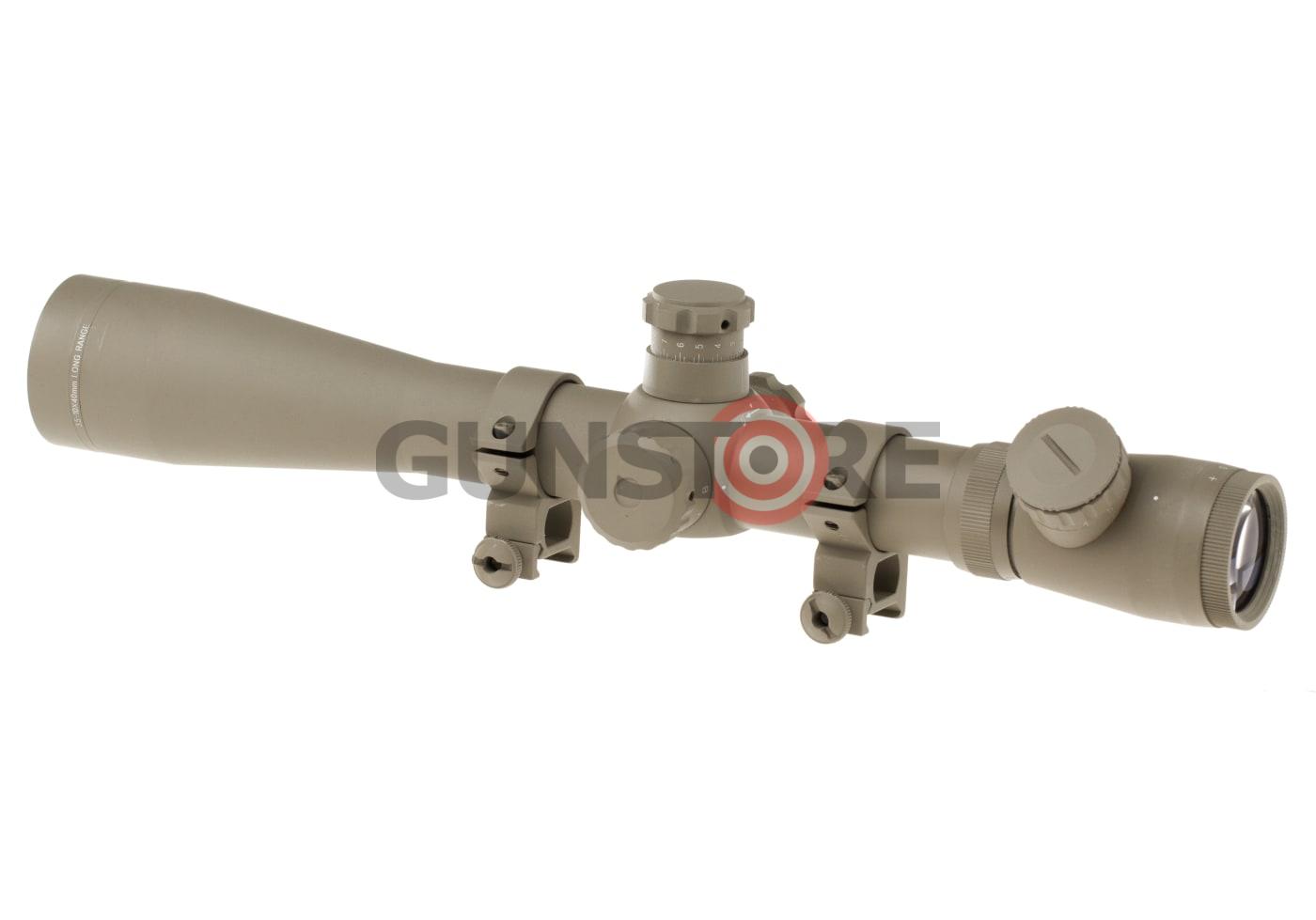 3.5-10x40E-SF Sniper Rifle Scope Desert