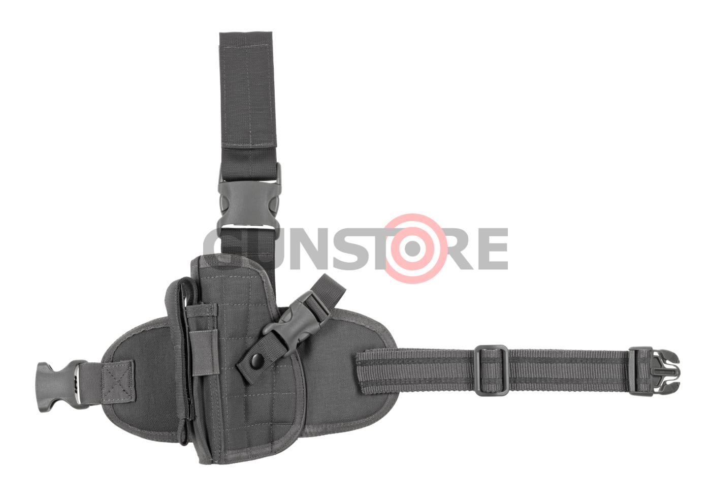 Dropleg Holster Left Wolf Grey