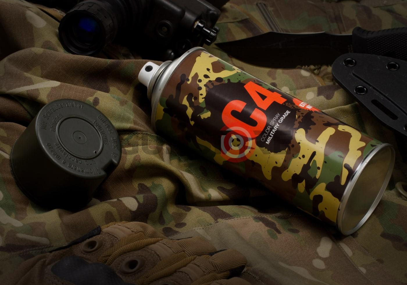 Fotografia: C4 Mil Grade Color Spray RAL 6006