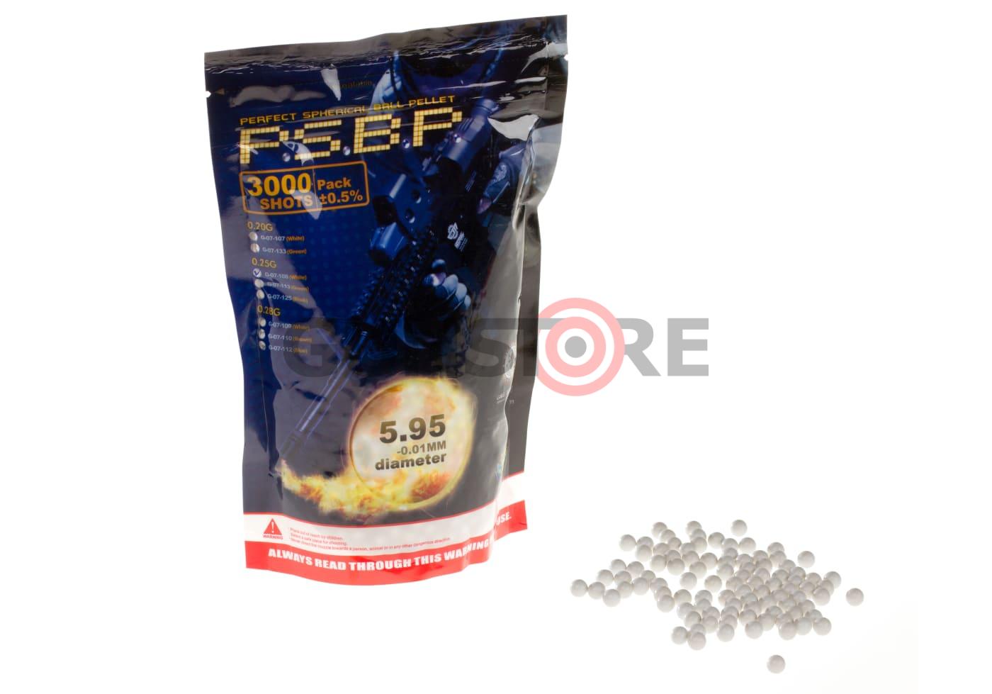 Fotografia: 0.25g Perfect BBs 3000rds