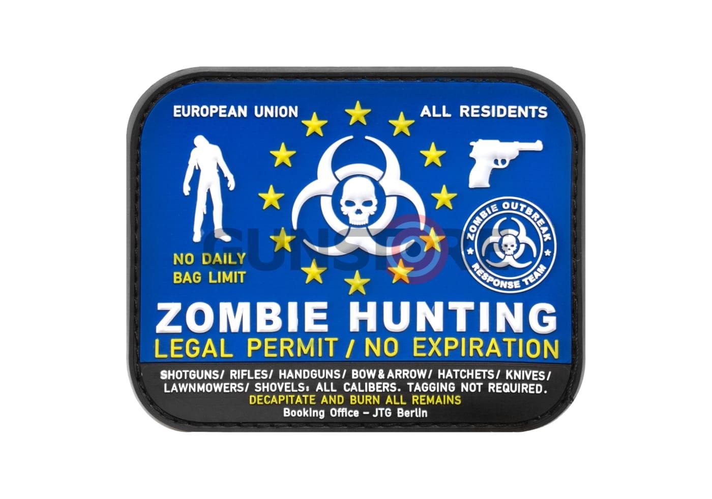 Zombie Hunter Rubber Patch