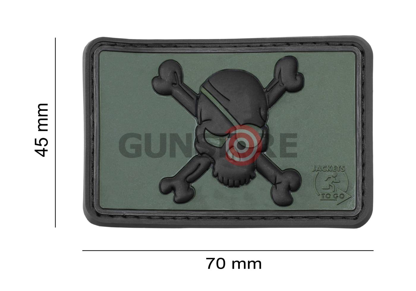 Fotografia: Pirate Skull Rubber Patch