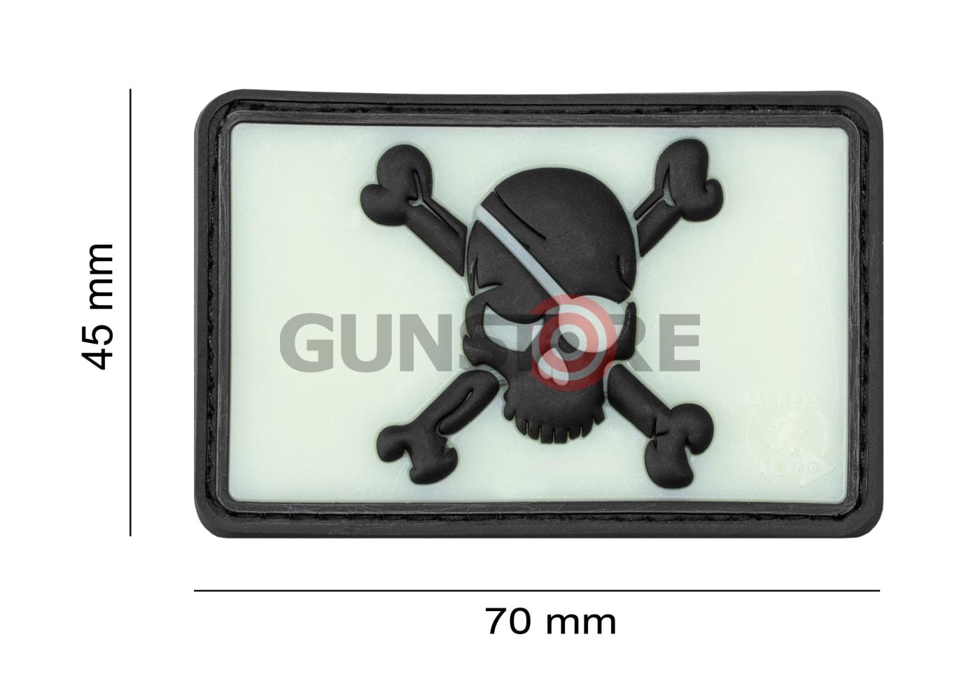 Fotografia: Pirate Skull Rubber Patch