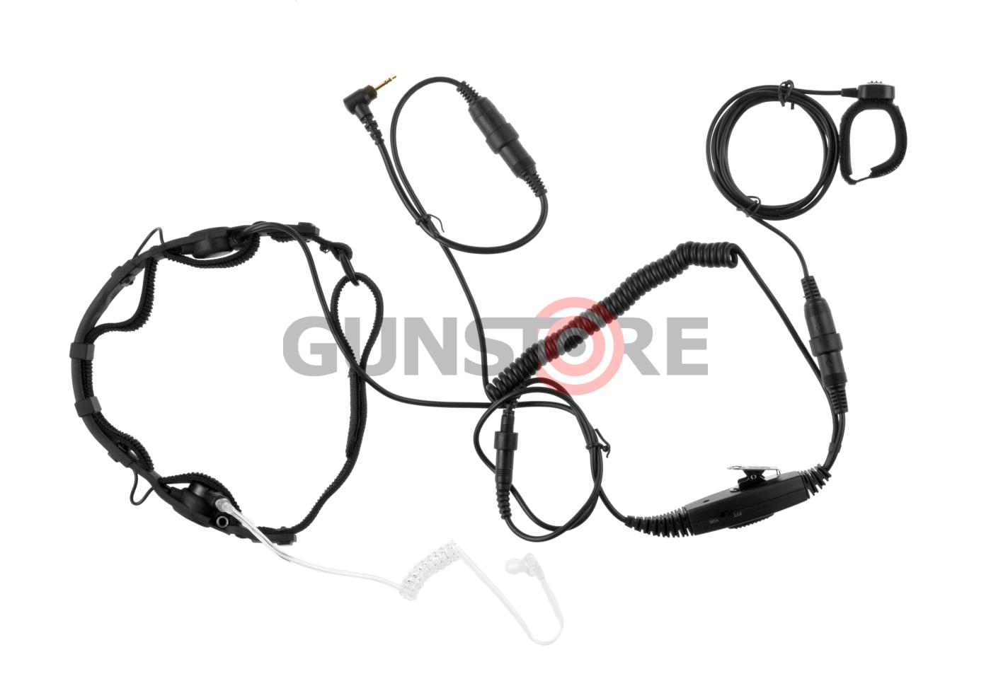 Fotografia: SWAT Tactical Throat Mic Set for Motorola Talkabout