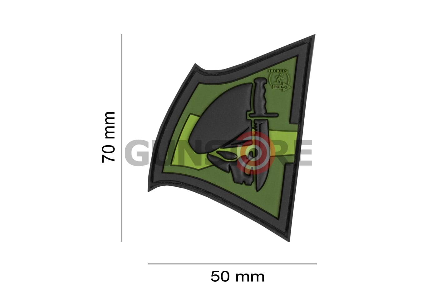 Fotografia: Rebel Skull Rubber Patch