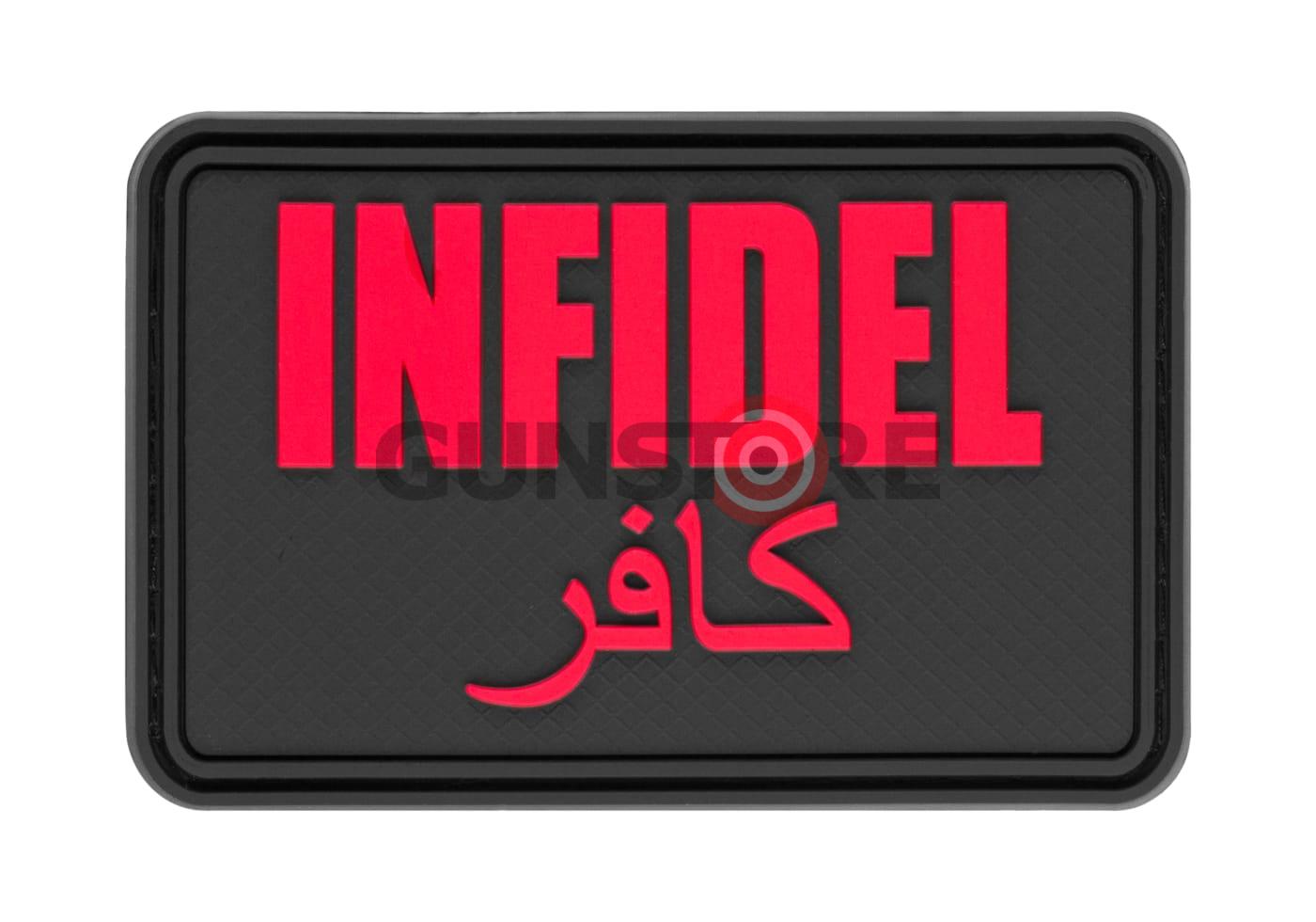 Infidel Large Rubber Patch Blackmedic