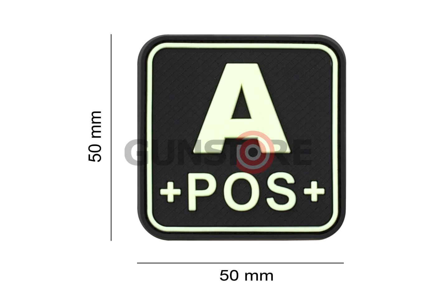 Fotografia: Bloodtype Square Rubber Patch A Pos