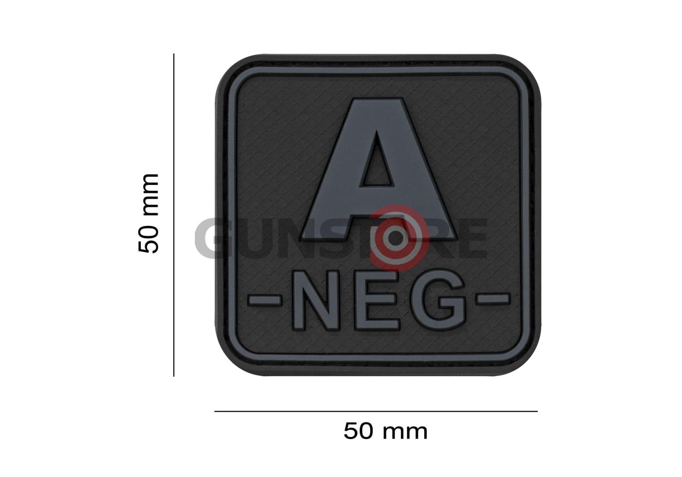Fotografia: Bloodtype Square Rubber Patch A Neg
