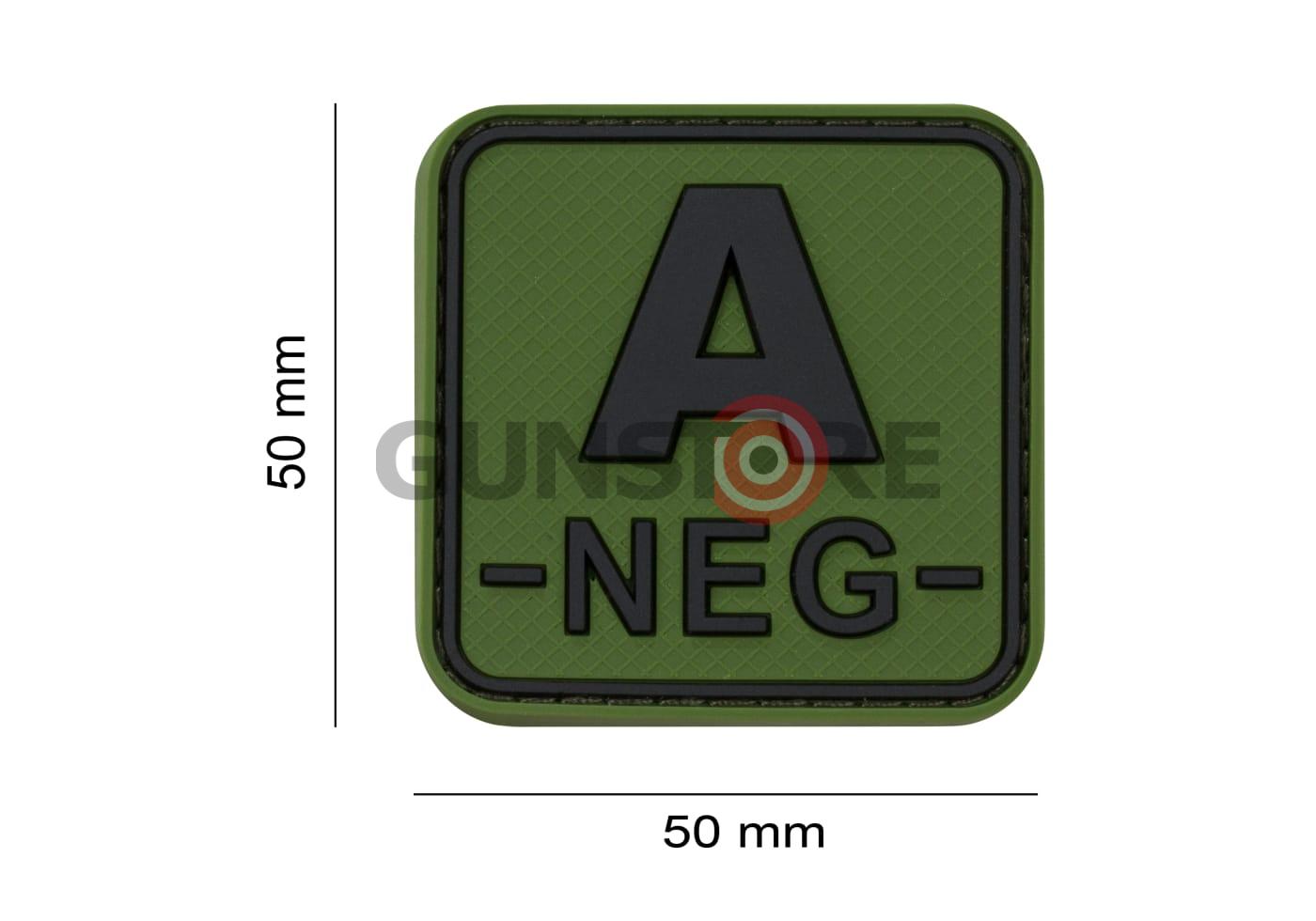 Fotografia: Bloodtype Square Rubber Patch A Neg