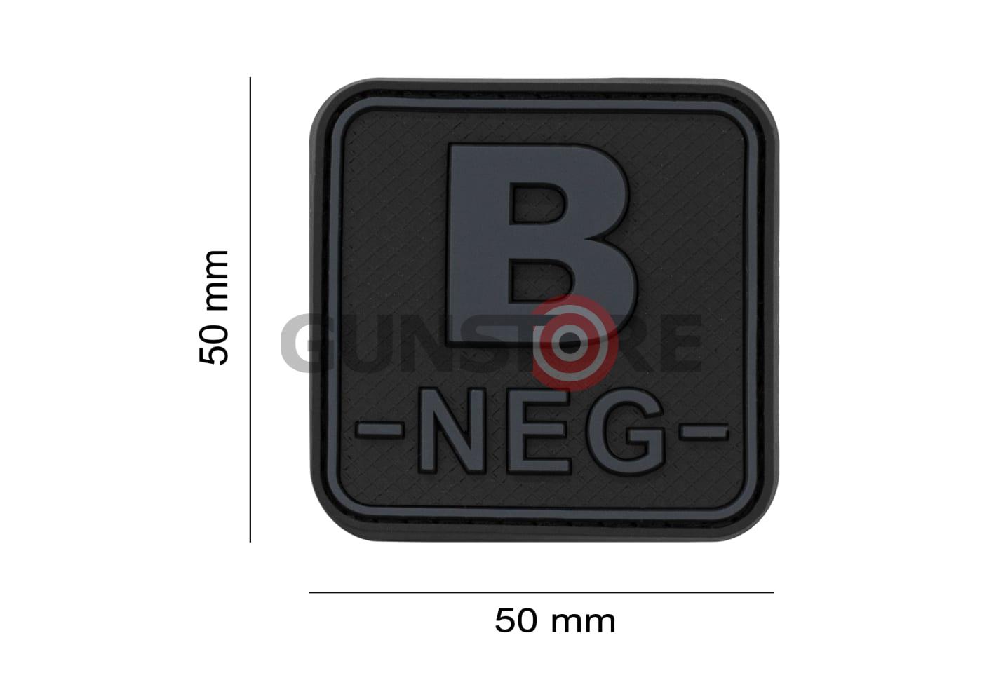 Fotografia: Bloodtype Square Rubber Patch B Neg