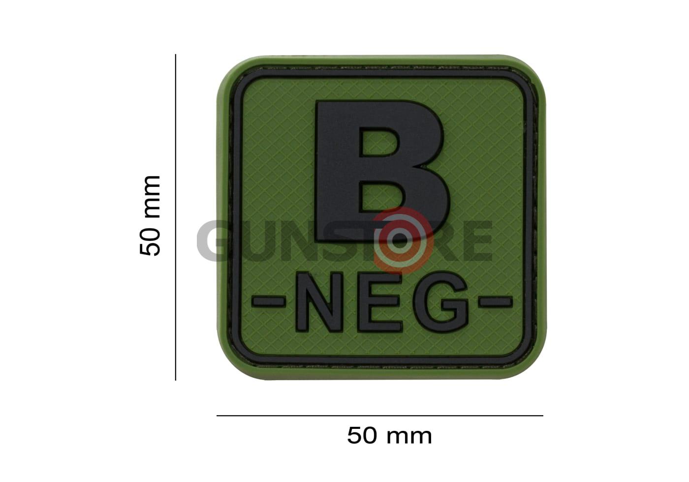 Fotografia: Bloodtype Square Rubber Patch B Neg