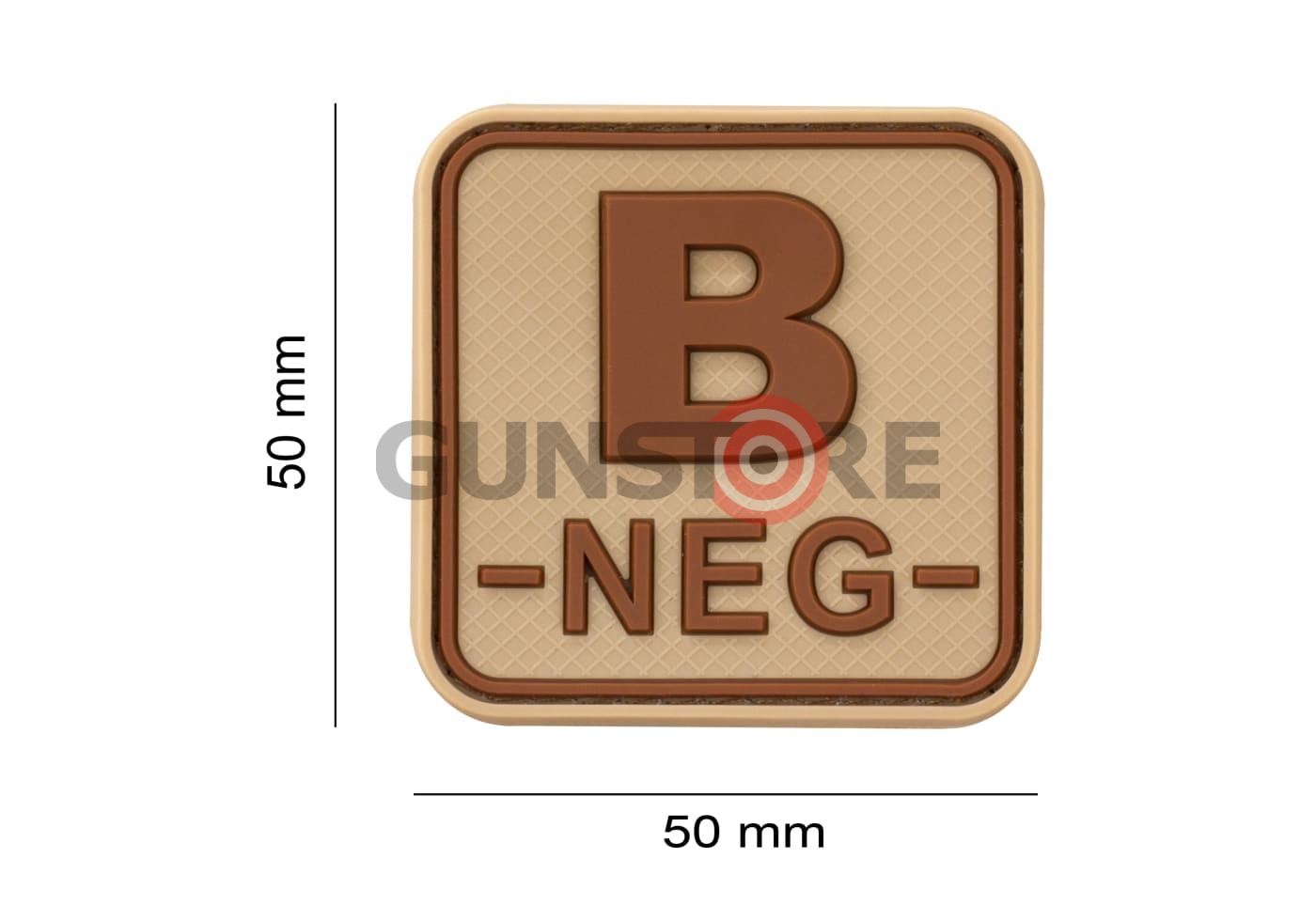 Fotografia: Bloodtype Square Rubber Patch B Neg