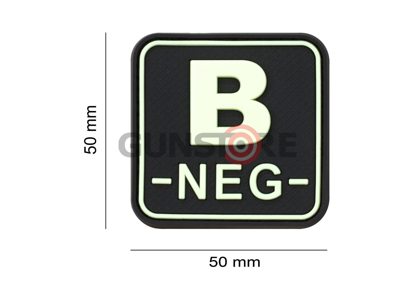 Fotografia: Bloodtype Square Rubber Patch B Neg