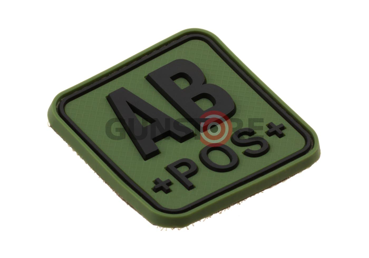 Fotografia: Bloodtype Square Rubber Patch AB Pos
