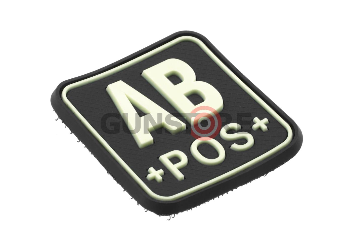 Fotografia: Bloodtype Square Rubber Patch AB Pos