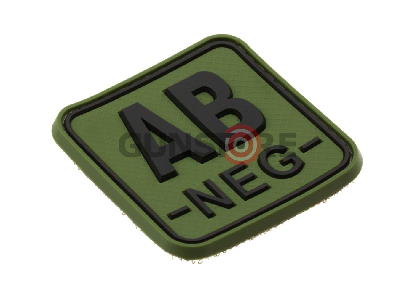 Fotografia: Bloodtype Square Rubber Patch AB Neg