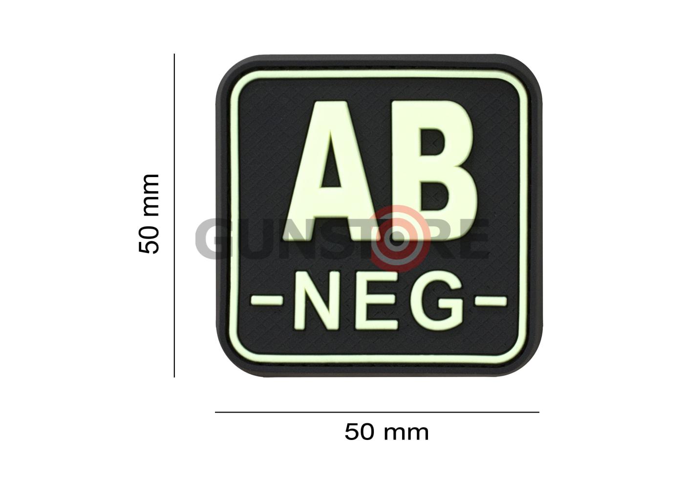 Fotografia: Bloodtype Square Rubber Patch AB Neg