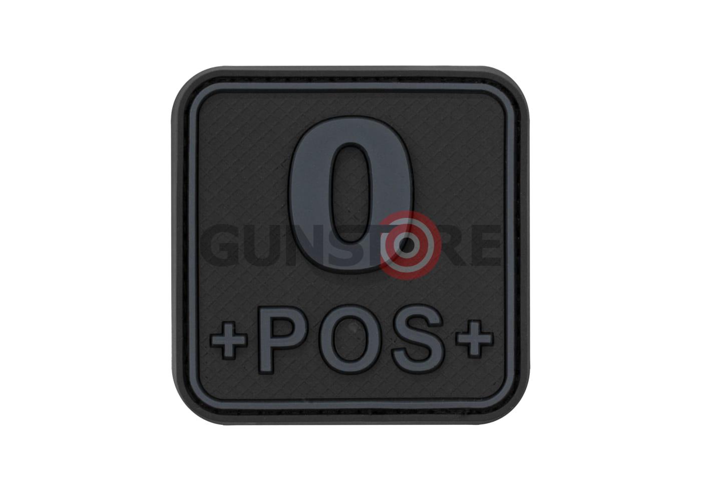 Bloodtype Square Rubber Patch 0 Pos Blackops