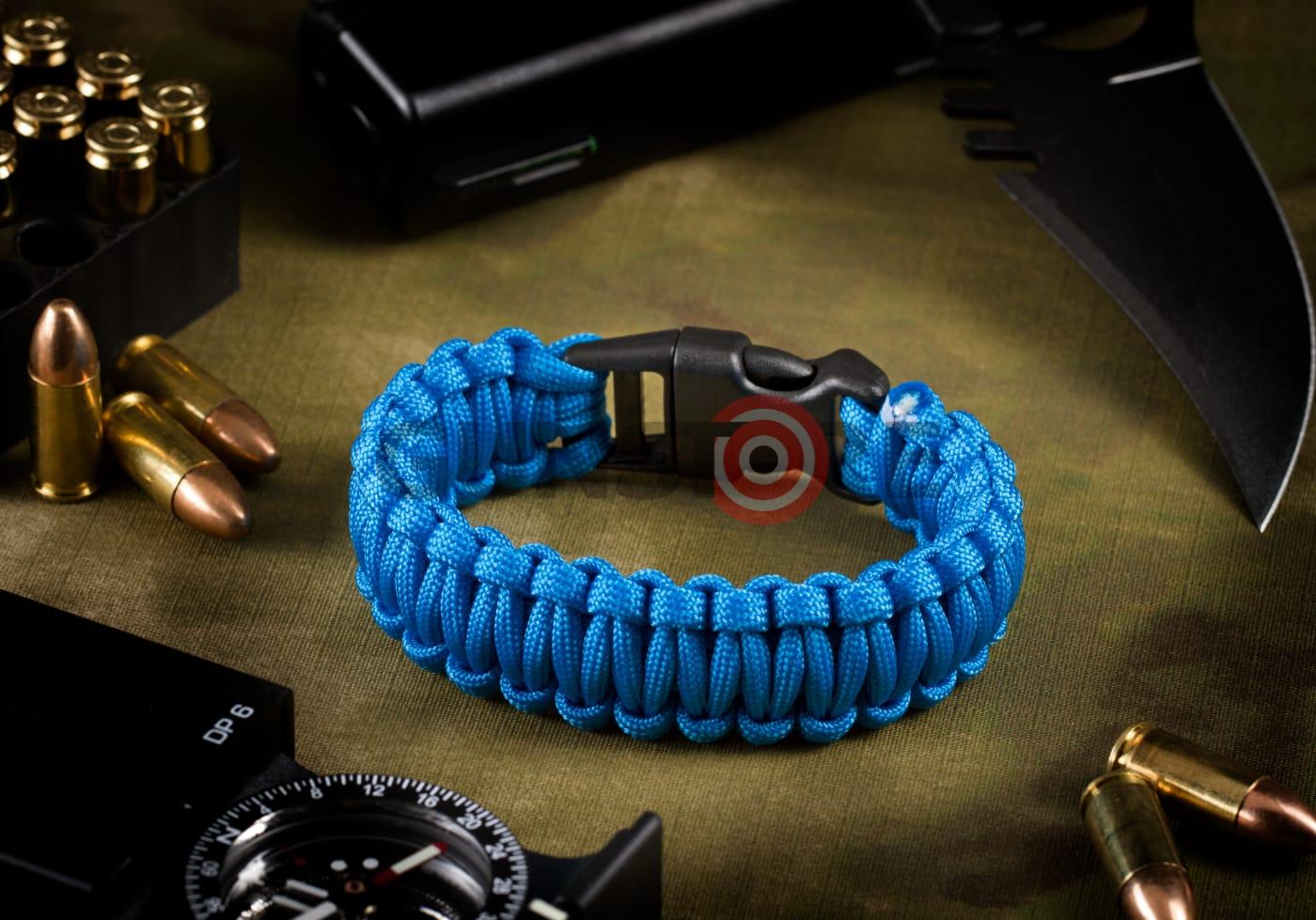 Paracord Bracelet UN Blue