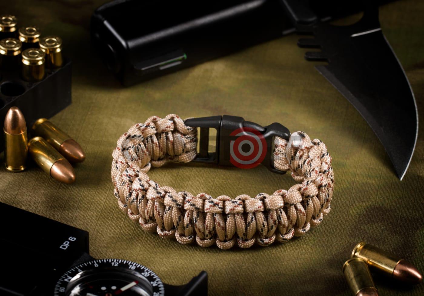 Paracord Bracelet Desert Camo