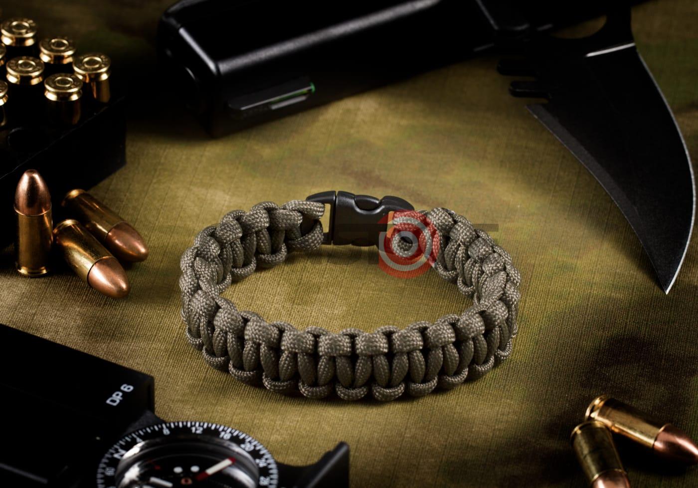 Paracord Bracelet Compact Army Green