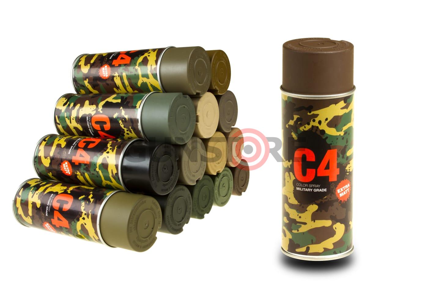 C4 Mil Grade Color Spray RAL 8027