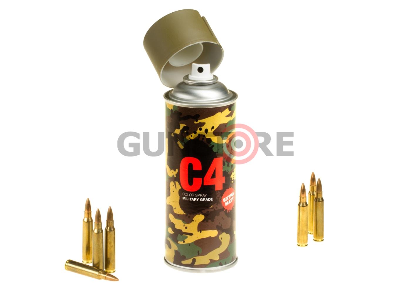 Fotografia: C4 Mil Grade Color Spray RAL 6040