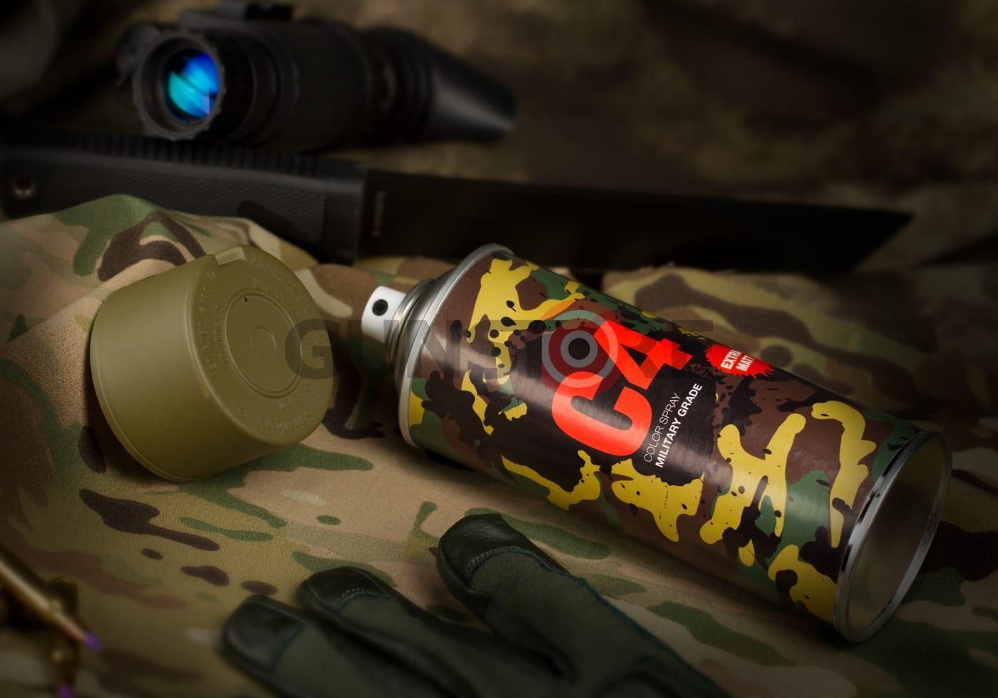 Fotografia: C4 Mil Grade Color Spray RAL 6040