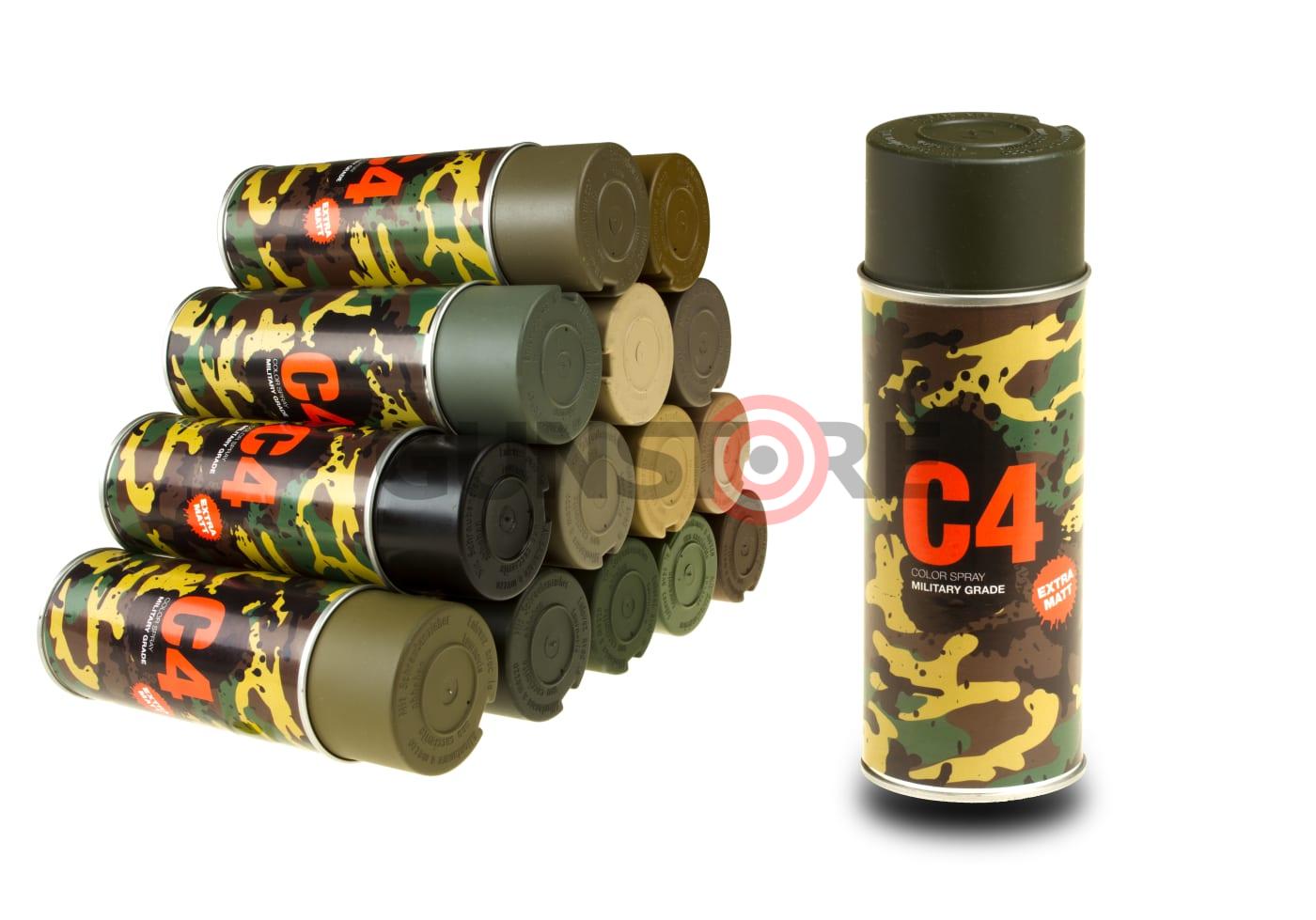 C4 Mil Grade Color Spray OD Green