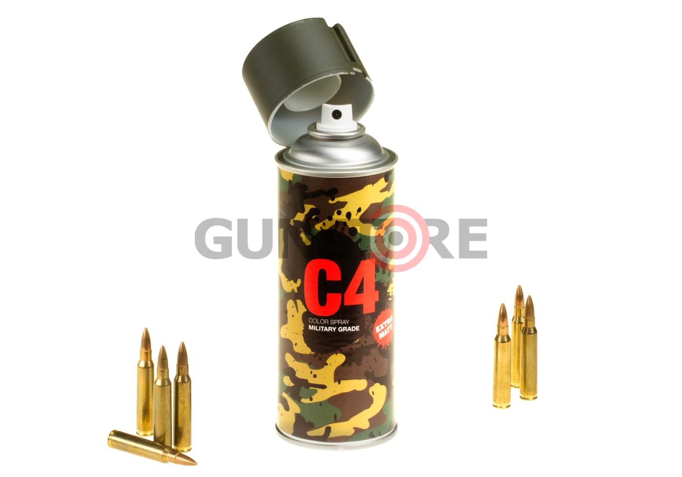 Fotografia: C4 Mil Grade Color Spray OD Green