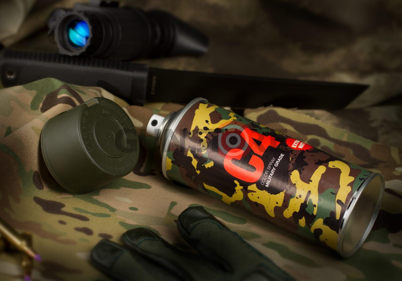 Fotografia: C4 Mil Grade Color Spray OD Green