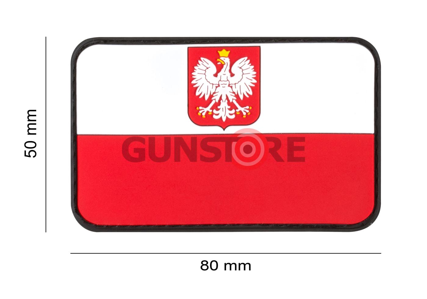 Fotografia: Poland Flag Rubber Patch