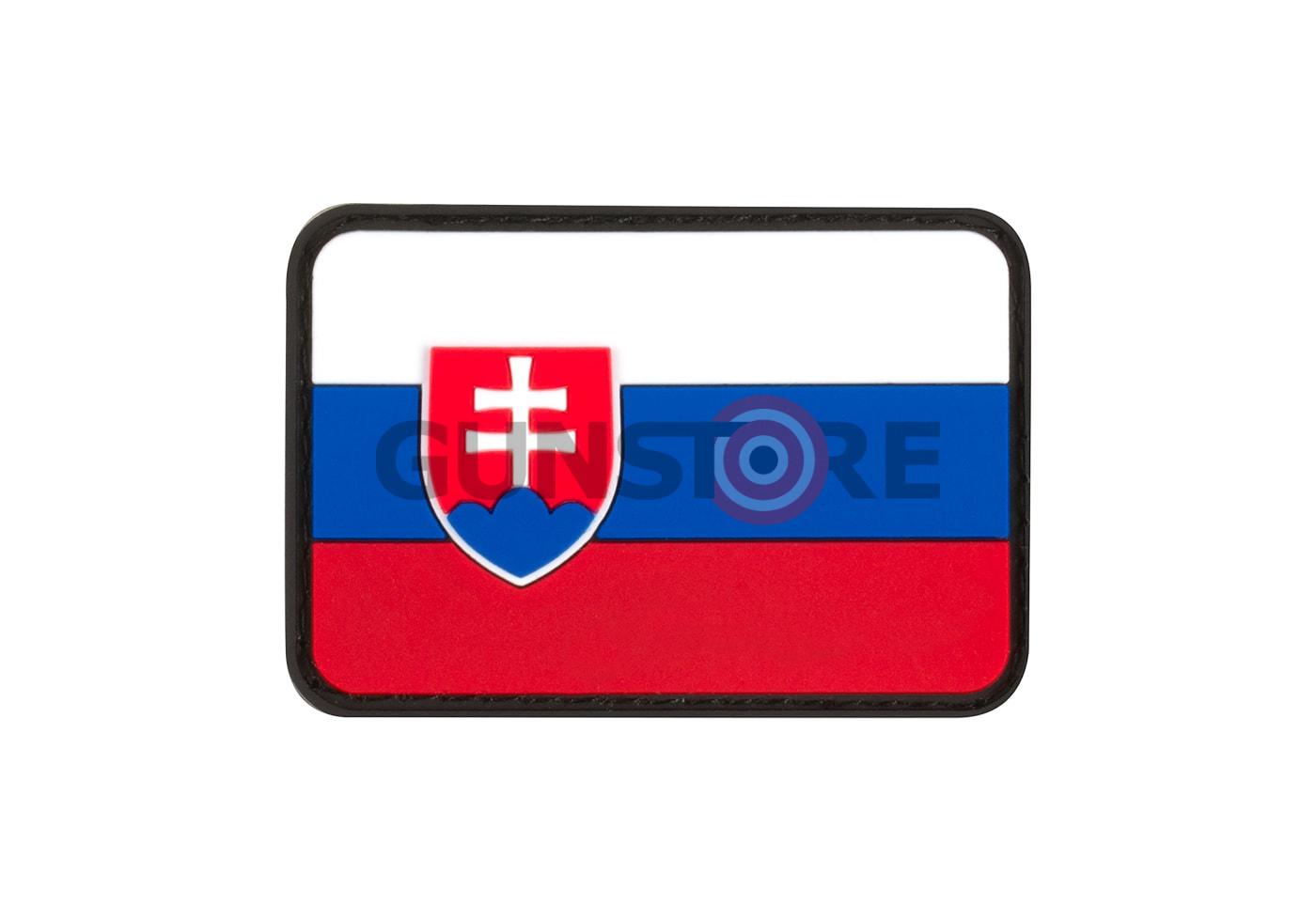 Slovakia Flag Rubber Patch Multicolor