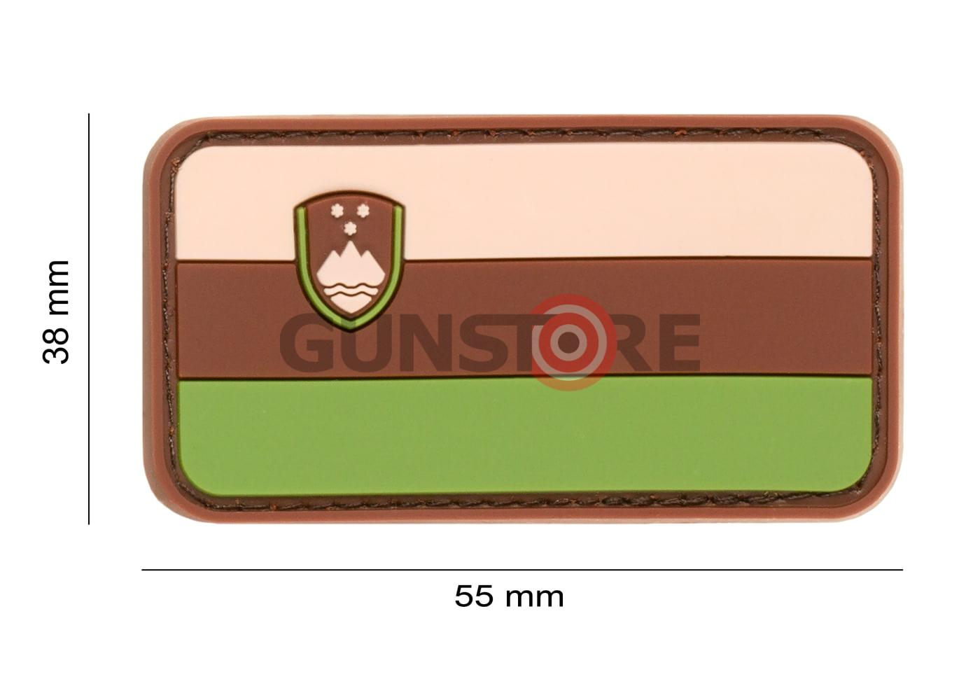 Fotografia: Slovenia Flag Rubber Patch