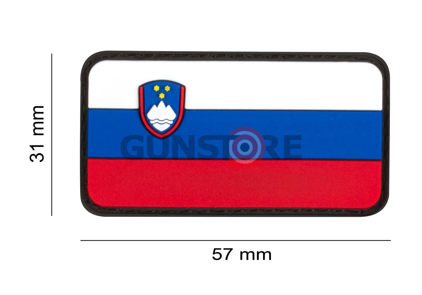 Fotografia: Slovenia Flag Rubber Patch