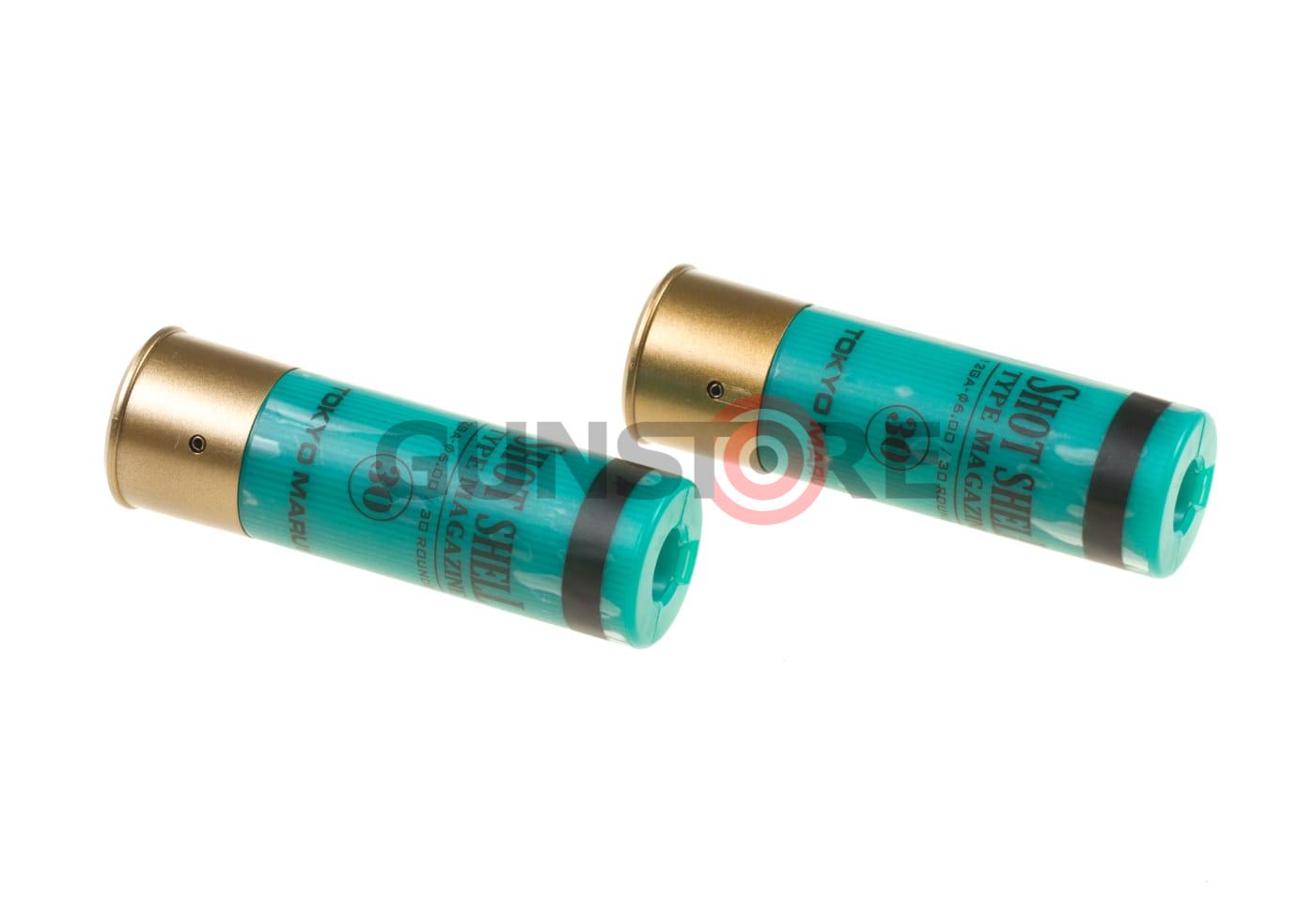 Shotgun Shells 2pcs 30rds Green