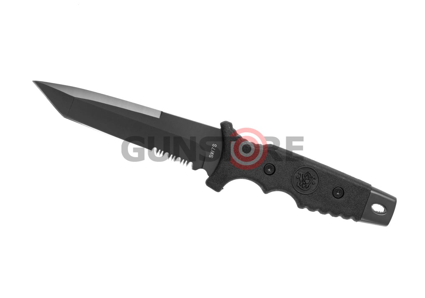 Fotografia: SW7S Fixed Blade Serrated Tanto