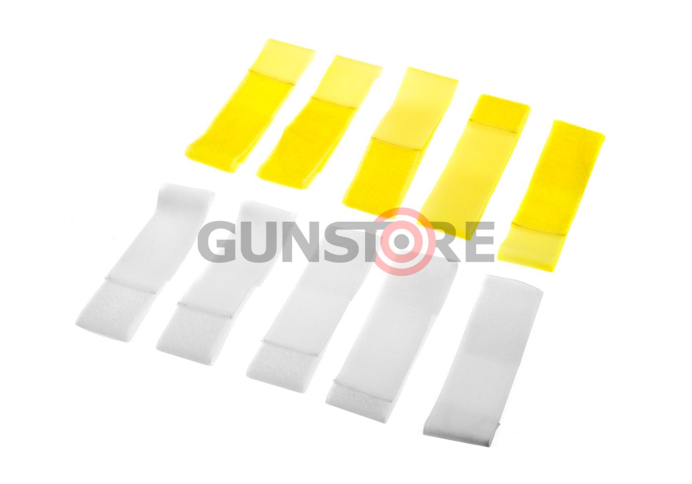 Team Patch Set Yellow / White