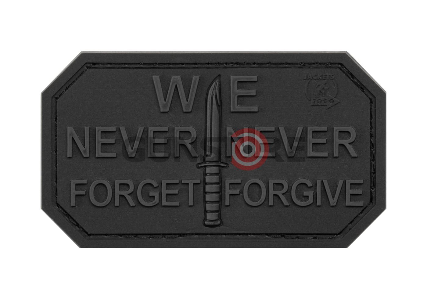 Never Forget Rubber Patch Blackops