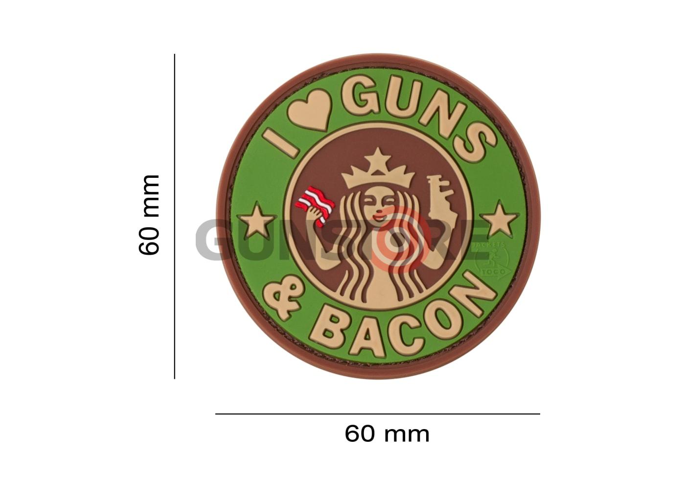 Fotografia: Guns and Bacon Rubber Patch