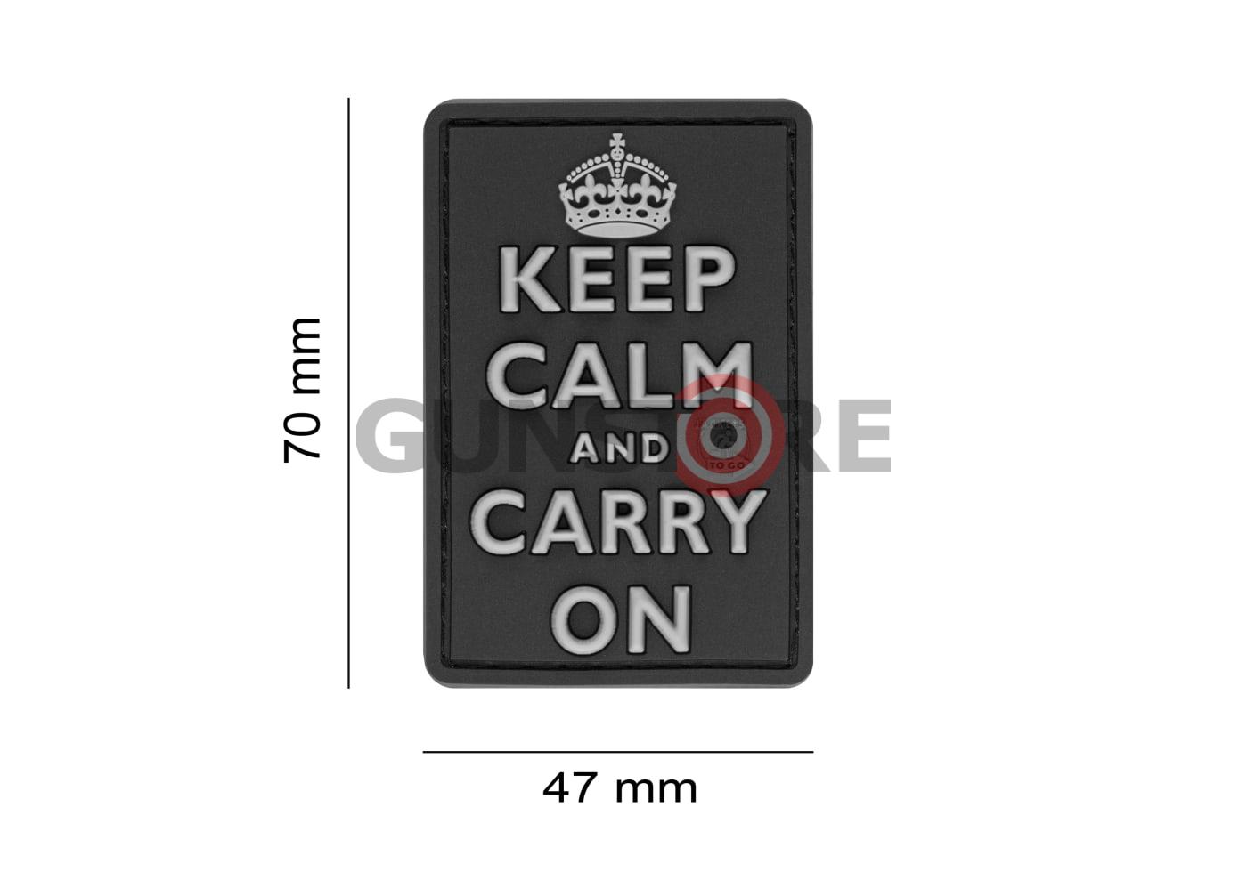 Fotografia: Keep Calm Rubber Patch